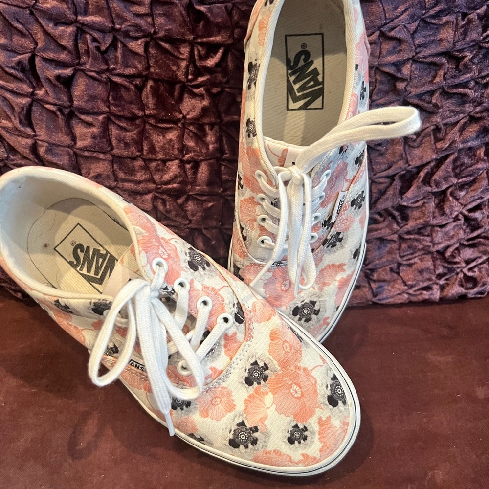 Vans Floral Canvas Sneakers